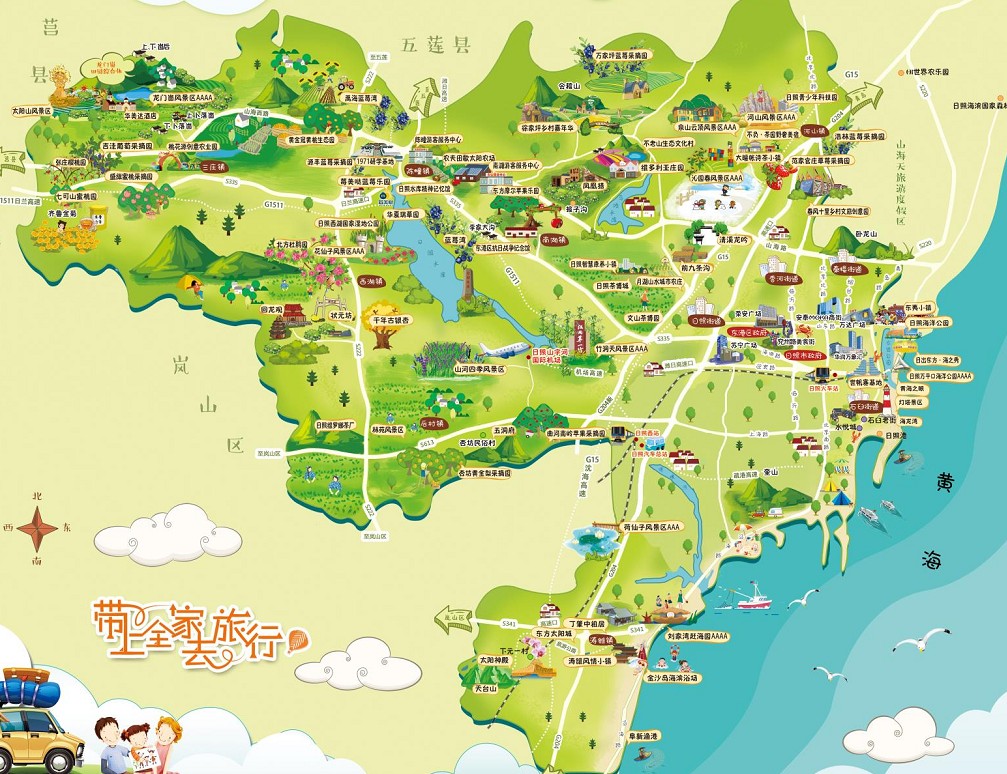 容县景区使用手绘地图给景区能带来什么好处？